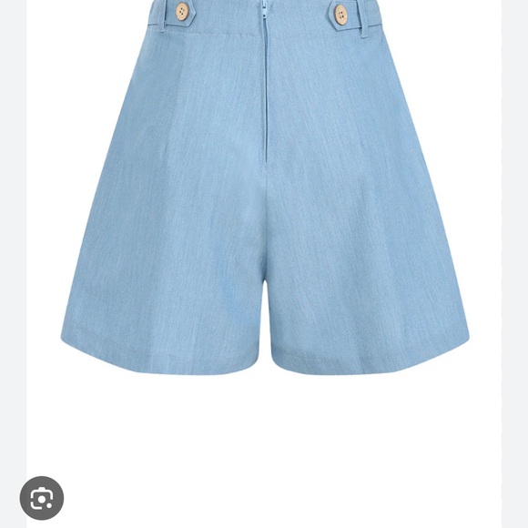 NWT HELL BUNNY UTAH PINUP SHORTS - Picture 2 of 3